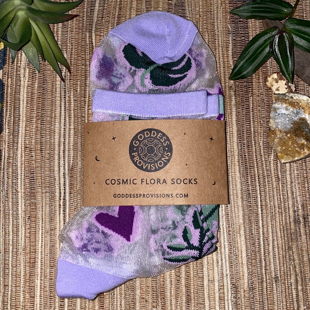 Cosmic Flora Socks - Picture 2 of 2